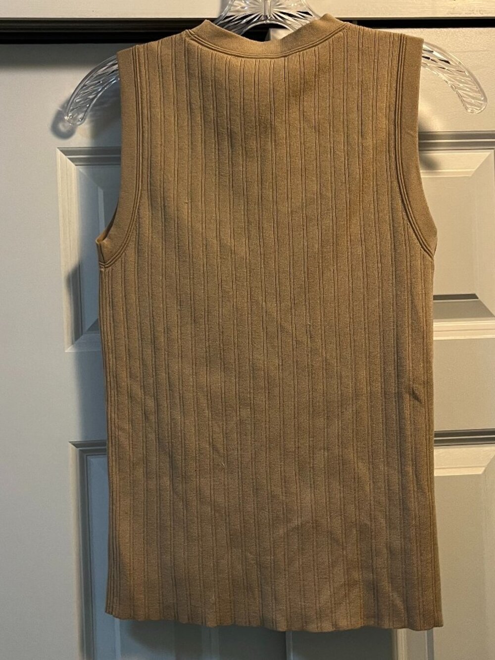 Ann Taylor Ribbed Sweater Shell In Baquette S - Picture 3 of 4